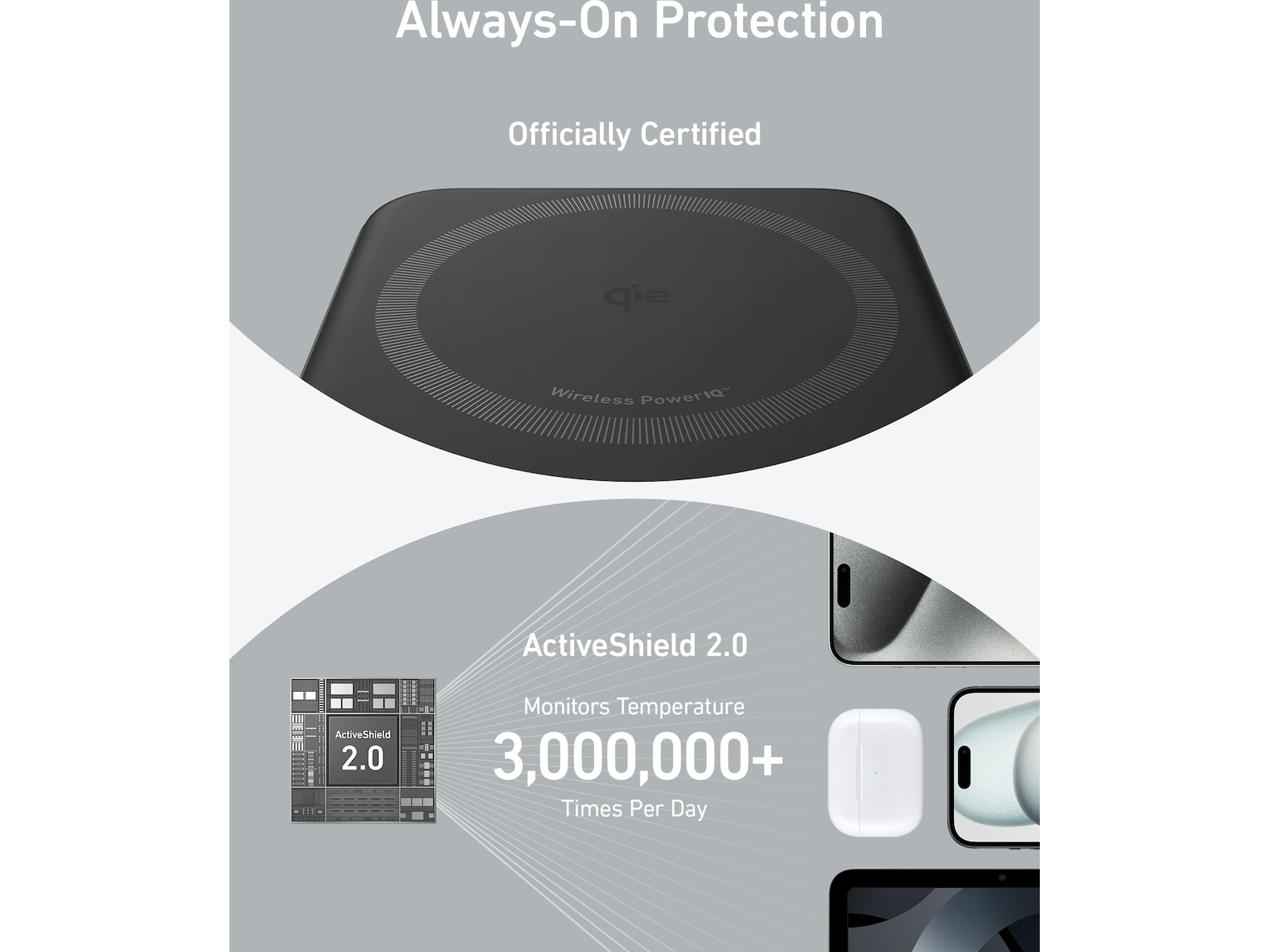 Anker MagGo Powerbank 10000mAh (sort) Powerbank