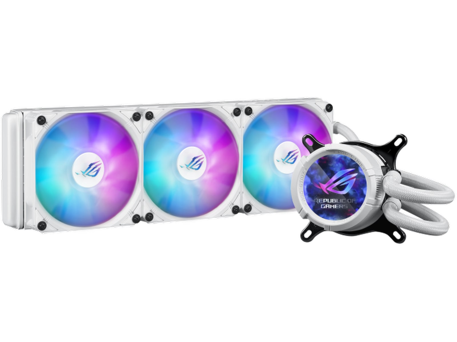 Asus ROG Strix LC III 360 ARGB LCD Kjøler (hvit) CPU - Vannkjøling