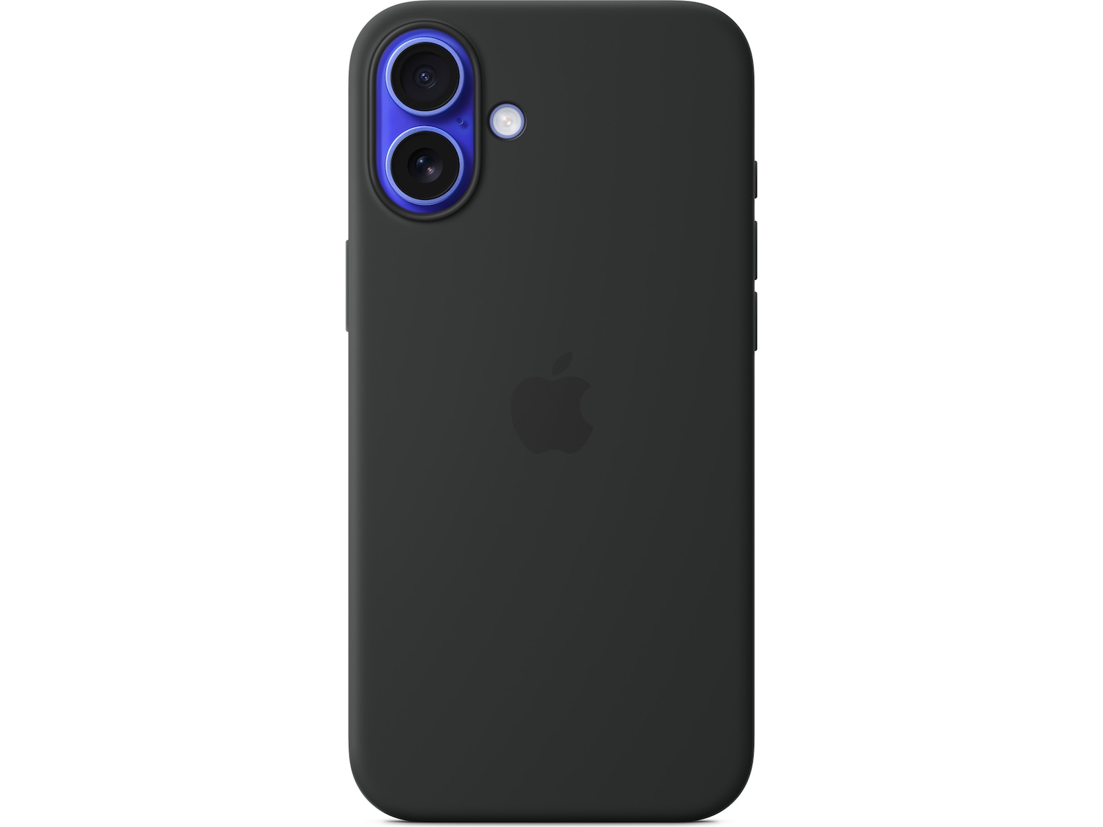 Apple iPhone 16 Plus Silikondeksel (sort) Deksel til mobiltelefon