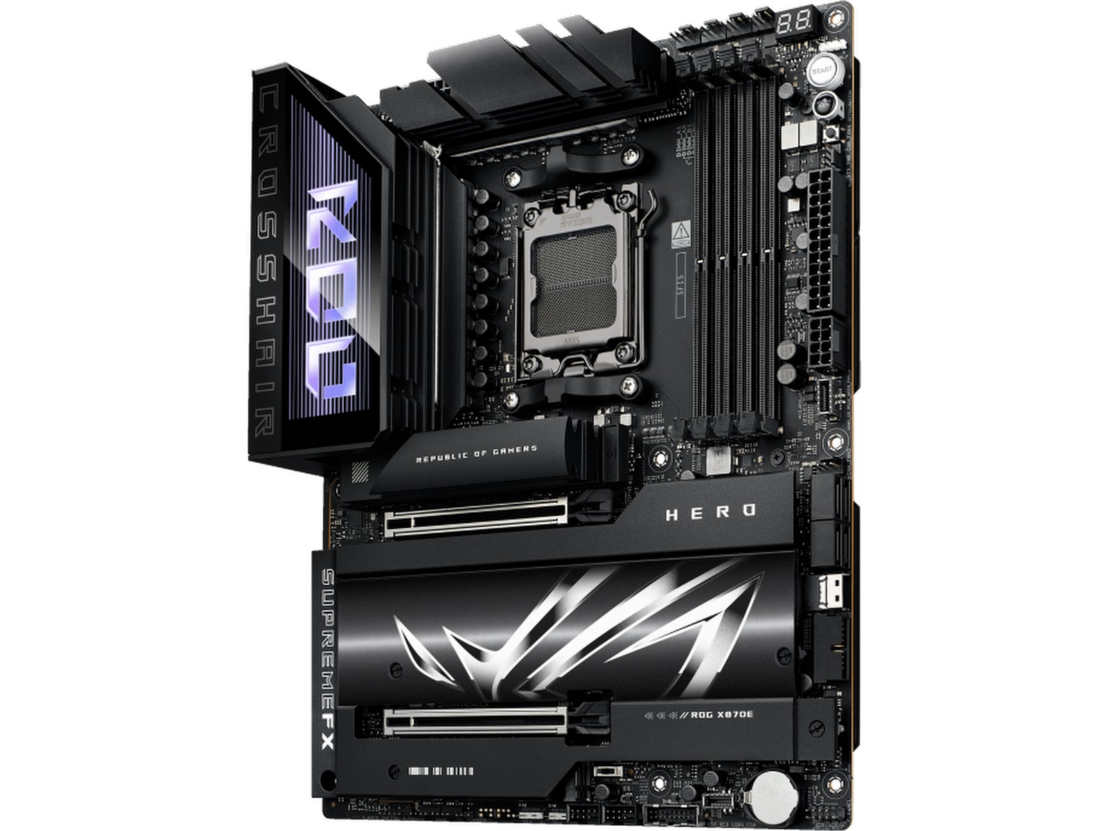 ASUS ROG Crosshair X870E Hero Hovedkort AMD Socket