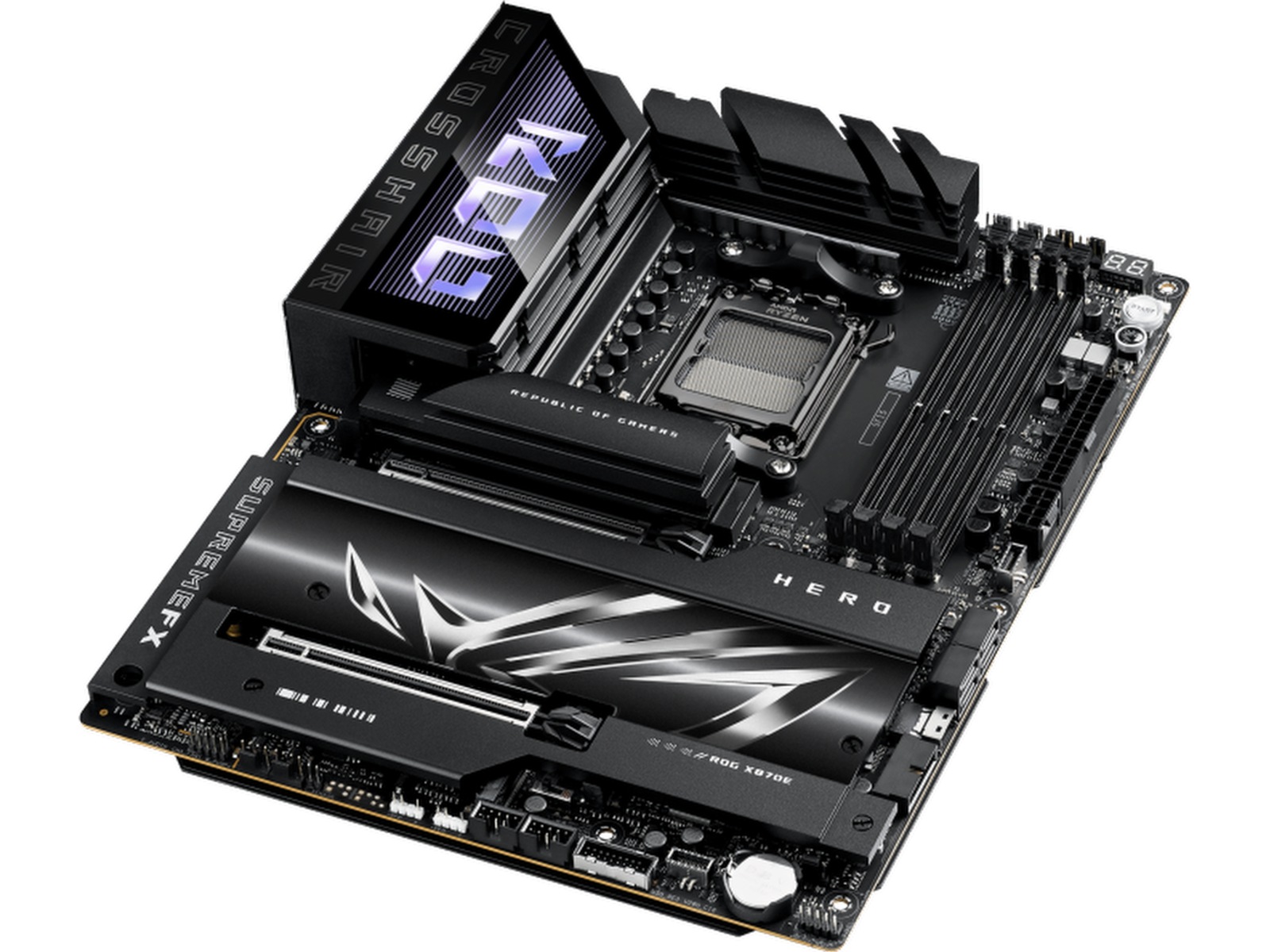 ASUS ROG Crosshair X870E Hero Hovedkort AMD Socket