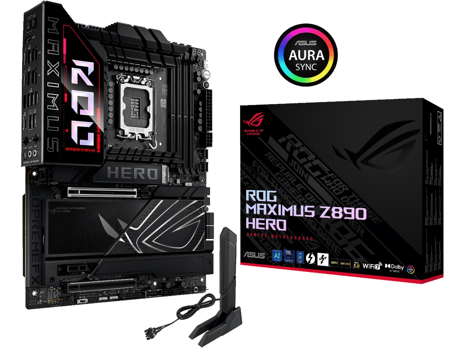 Asus ROG Maximus Z890 HERO Hovedkort Intel Socket