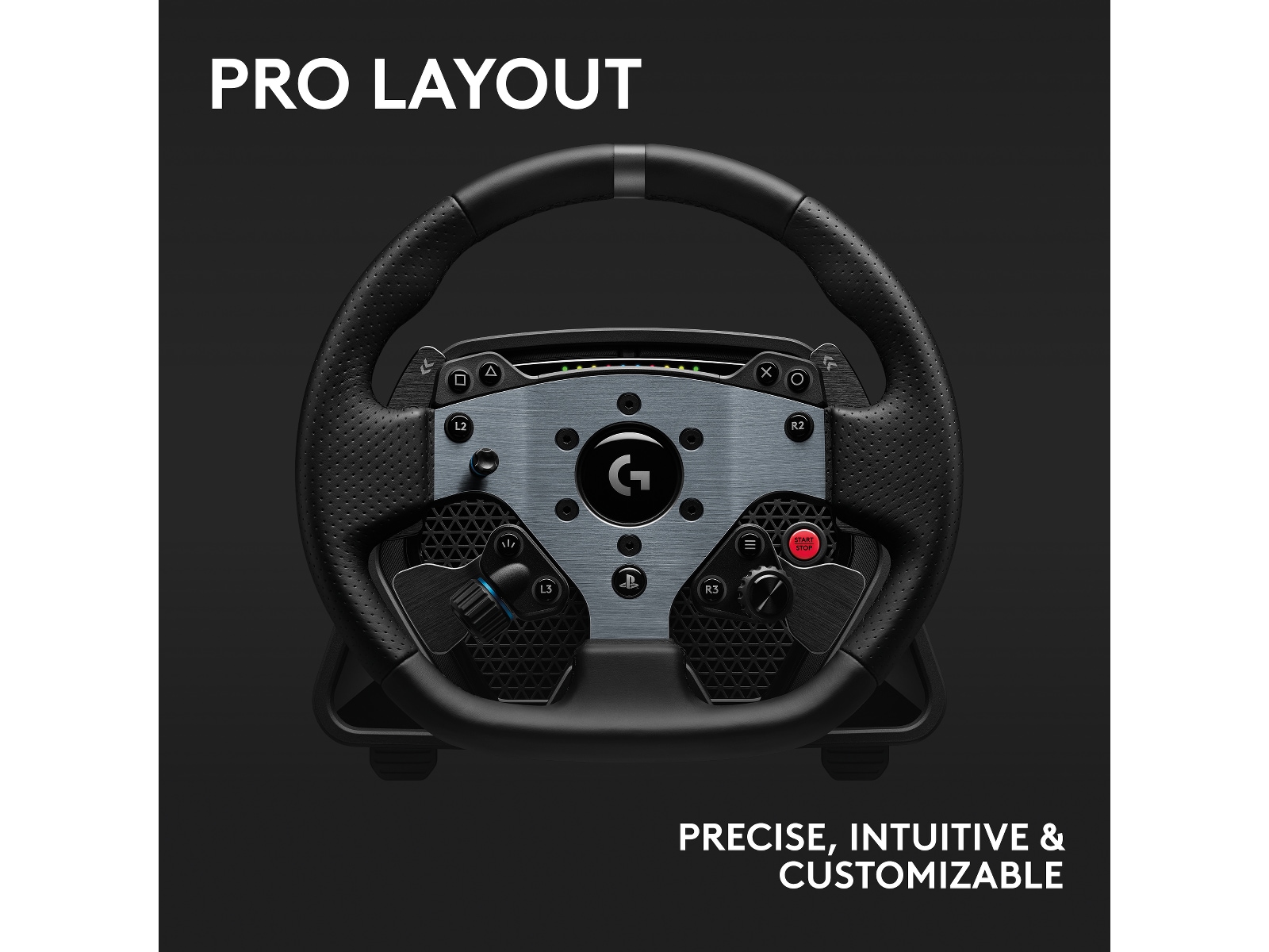 Logitech G PRO Racing Wheel PS/PC Ratt & pedaler