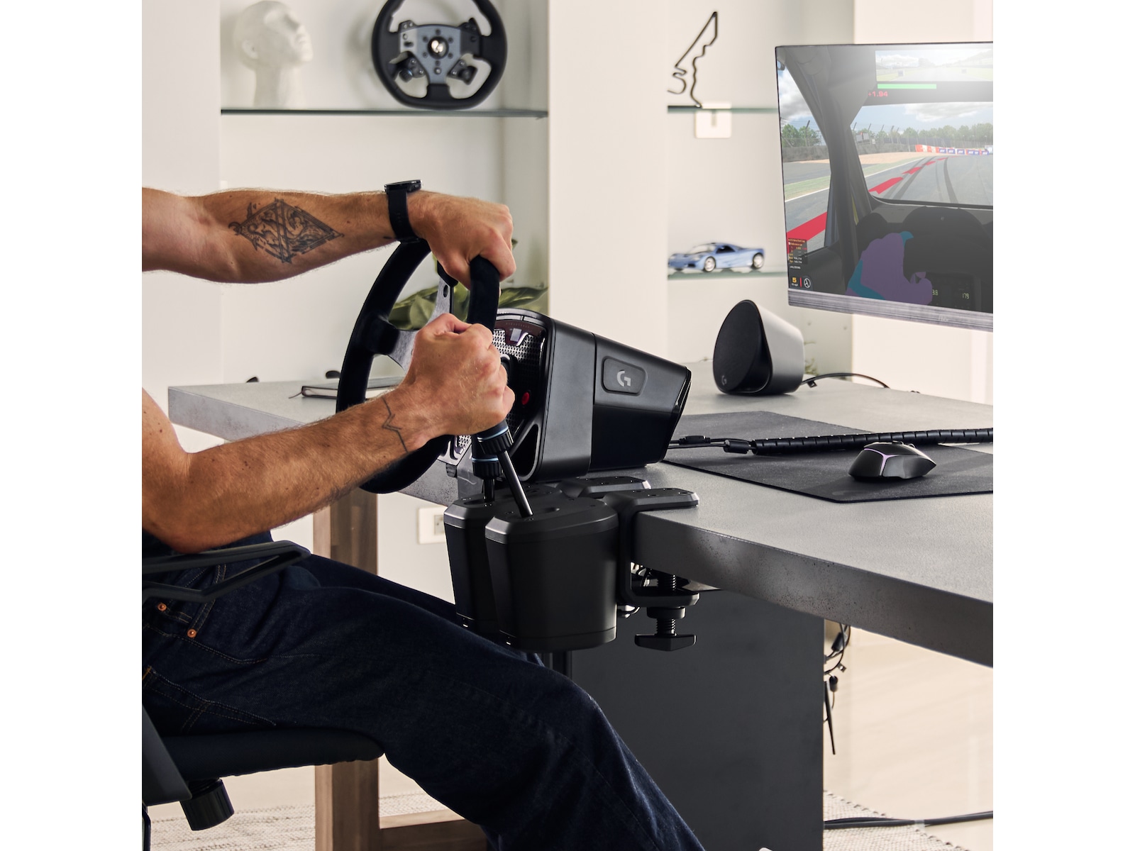 Logitech RS Shifter & Handbrake Ratt & pedaler