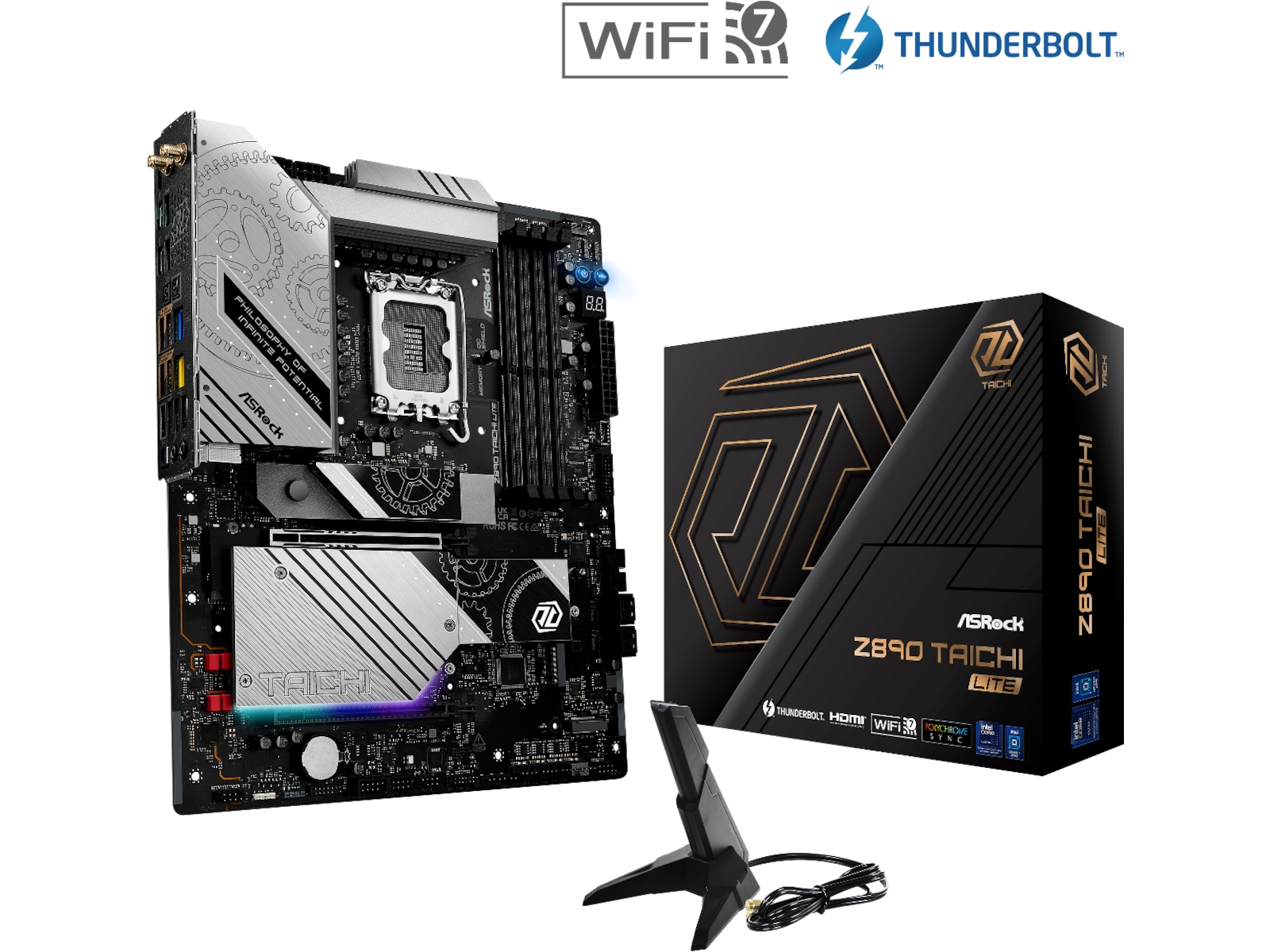 ASRock Z890 TAICHI LITE Hovedkort Intel Socket