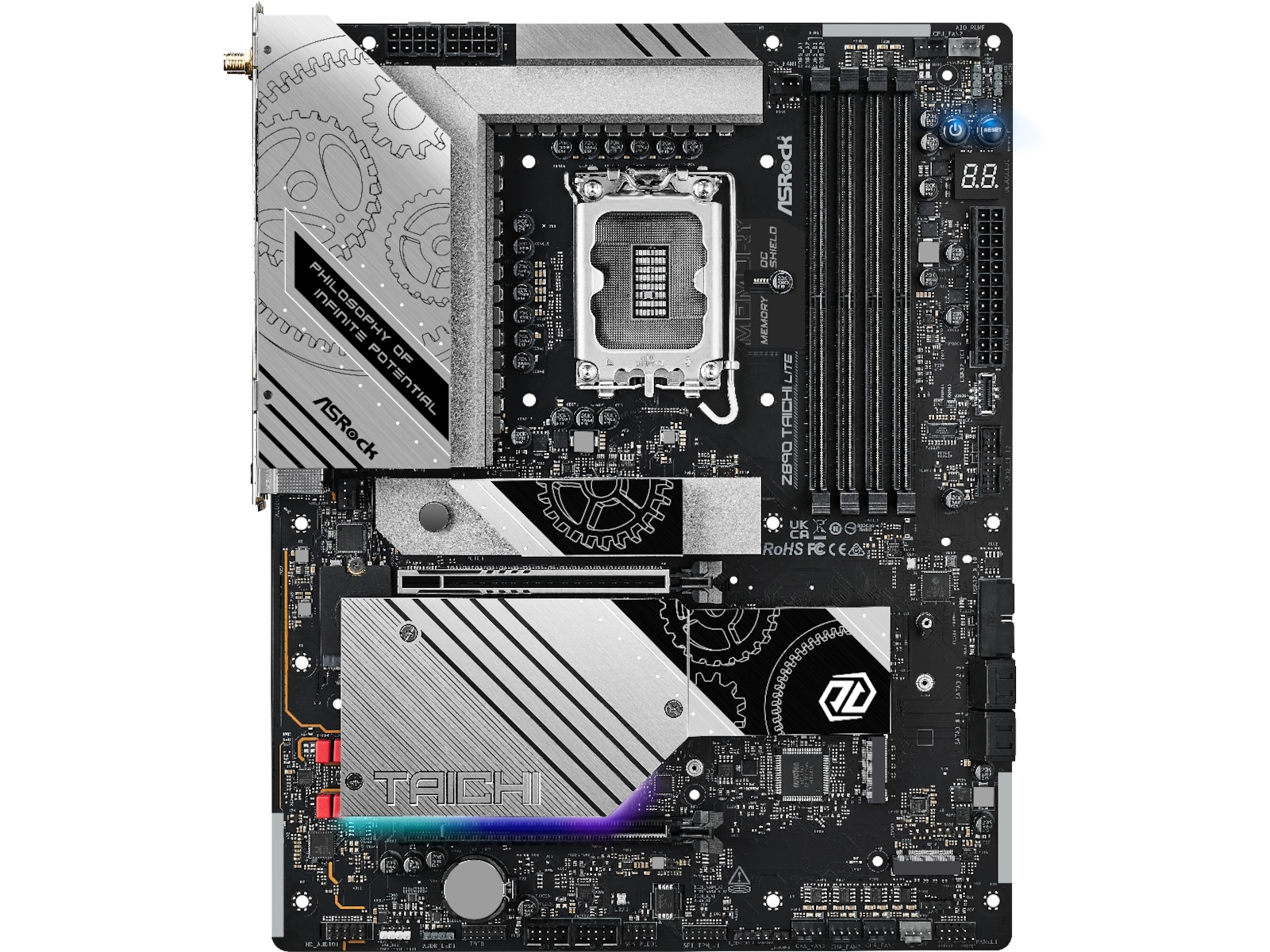 ASRock Z890 TAICHI LITE Hovedkort Intel Socket