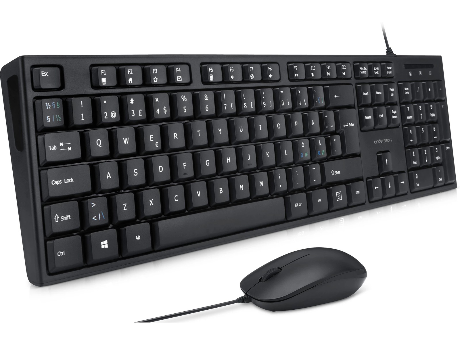 Andersson tastatur og mus Mus & tastatur -kombipakker