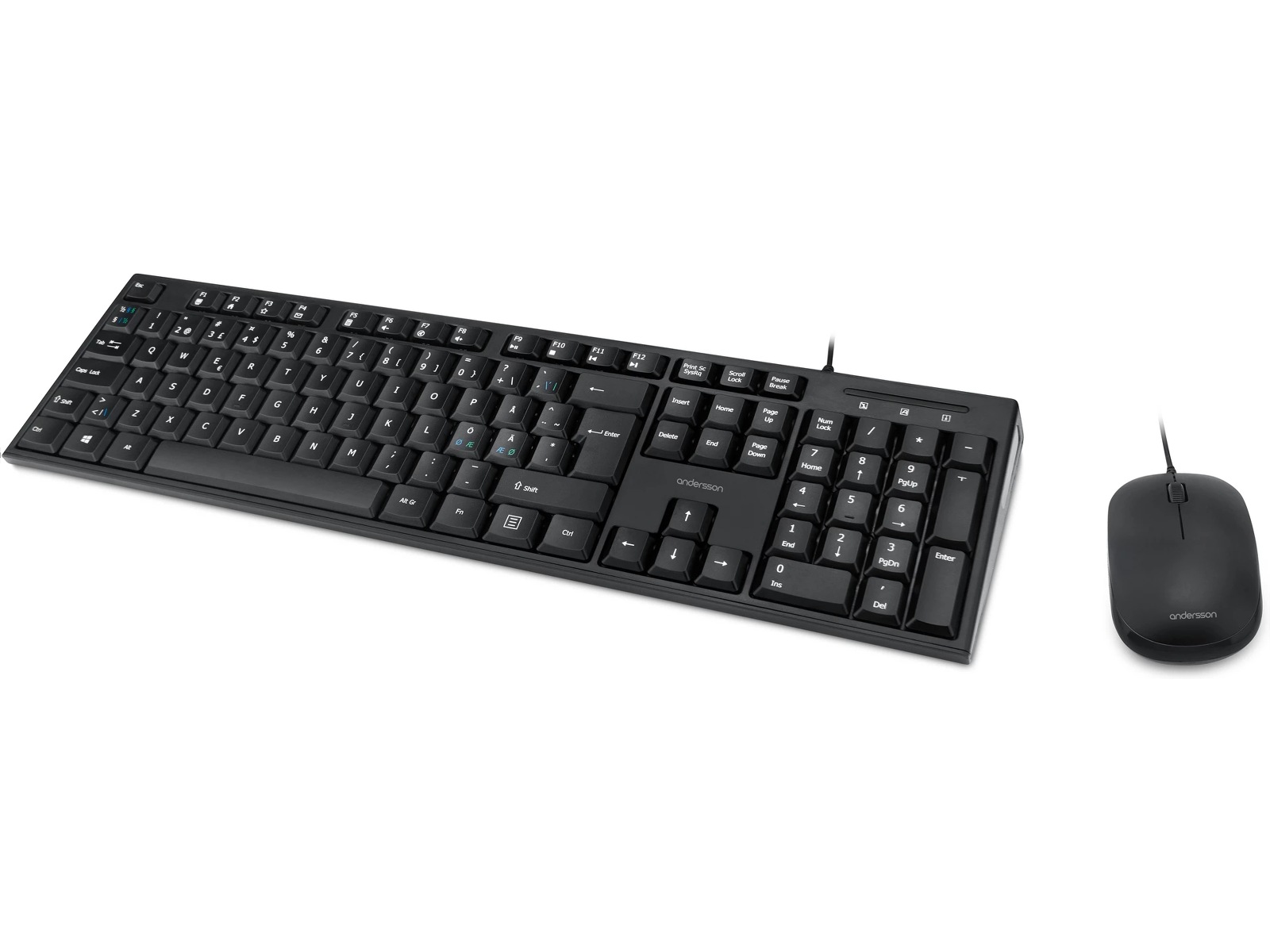 Andersson tastatur og mus Mus & tastatur -kombipakker