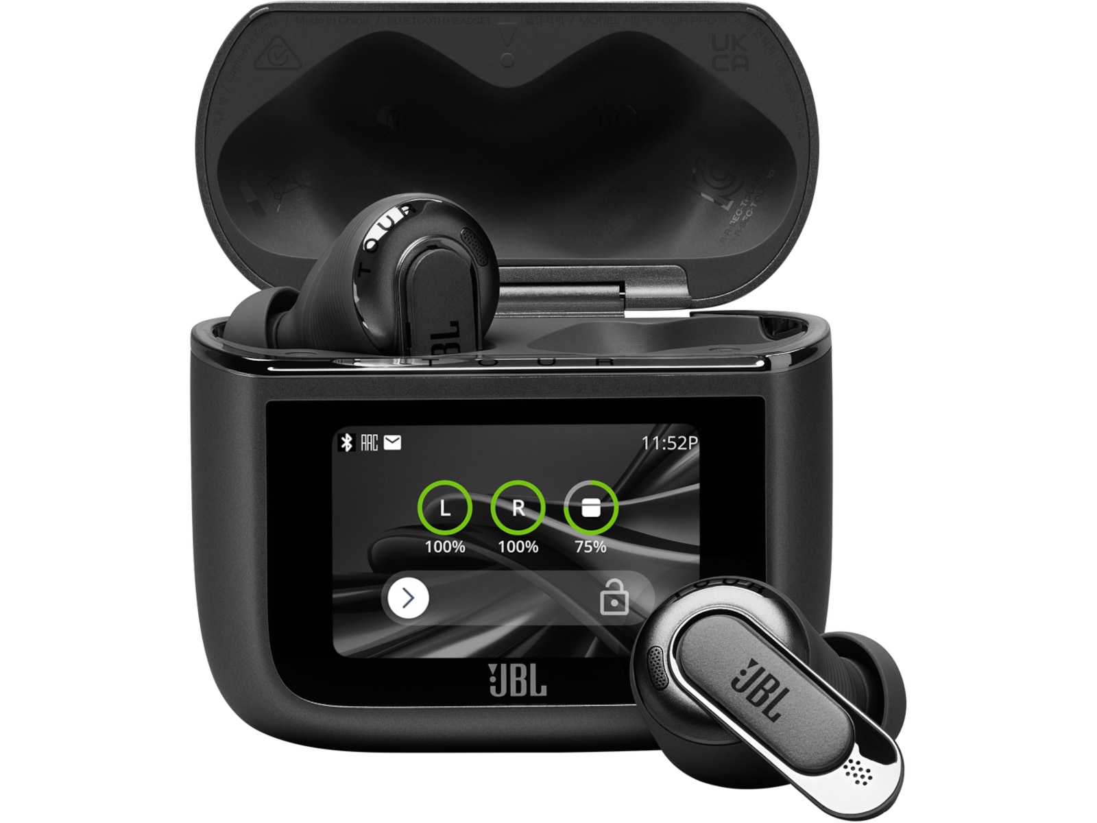 JBL Tour Pro 3 ANC Trådløse Hodetelefoner, In-Ear (sort) Ørepropper