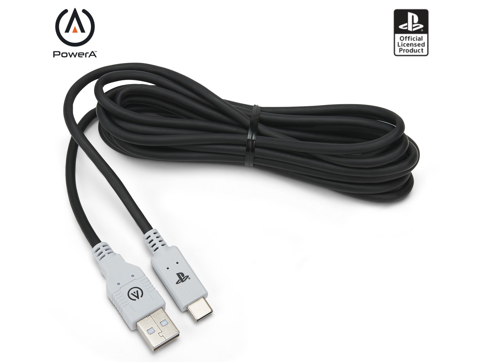 PowerA USB-C kabel for PS5 (sort/hvit) USB-kabler