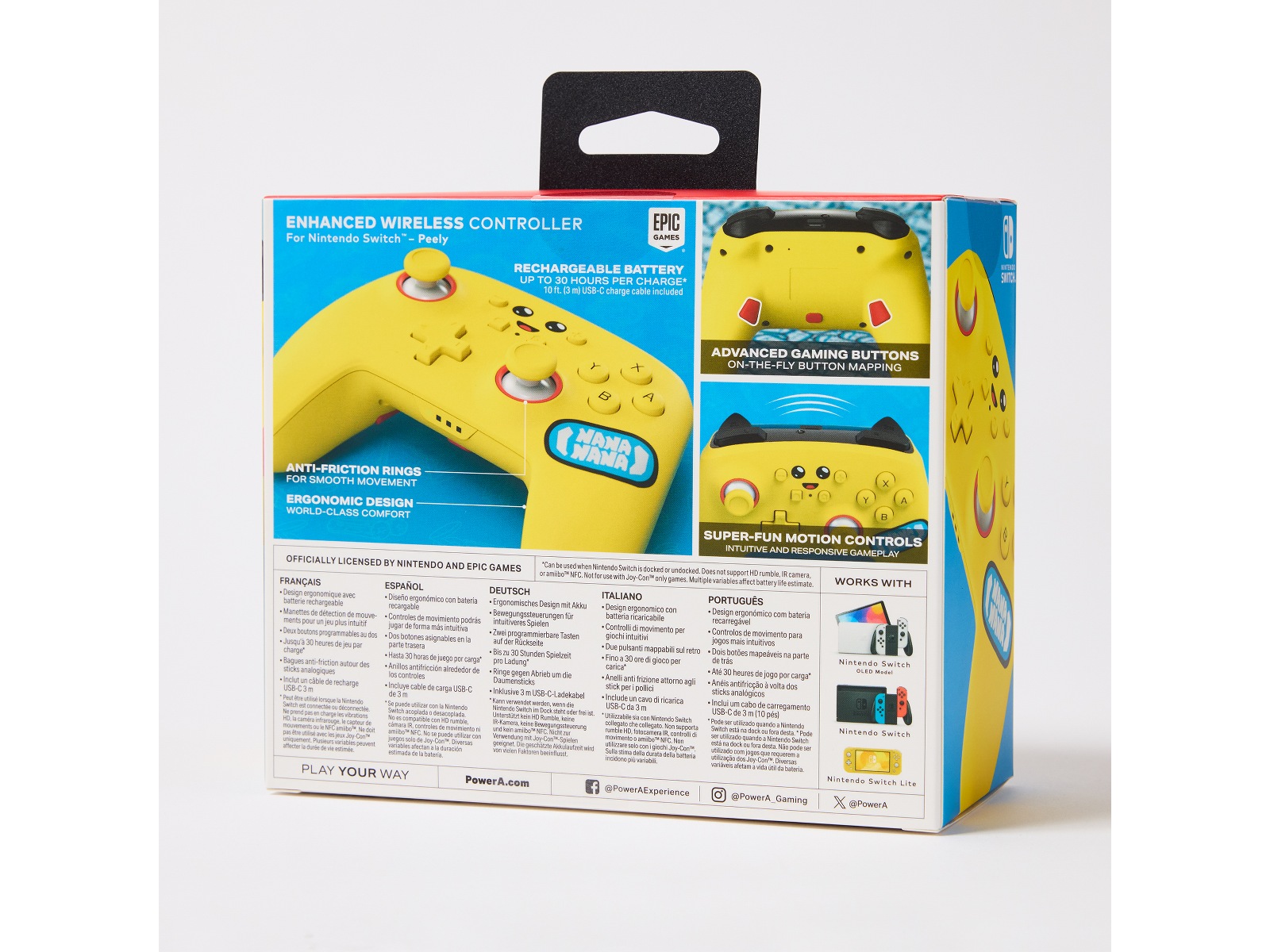 PowerA Enhanced Wireless kontroller Peely Tilbehør