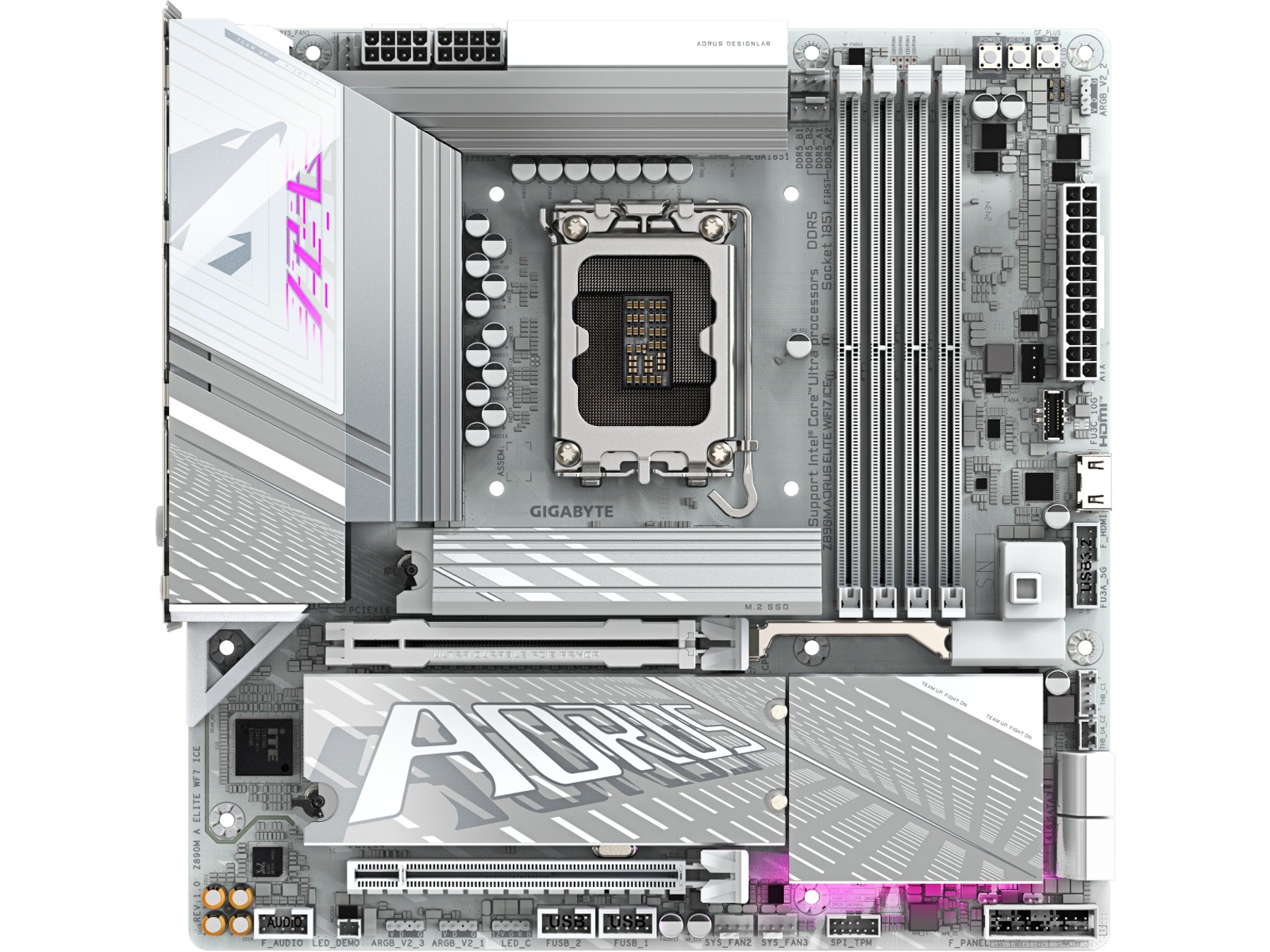 GIGABYTE Z890M A ELITE WF7 ICE Hovedkort Intel Socket