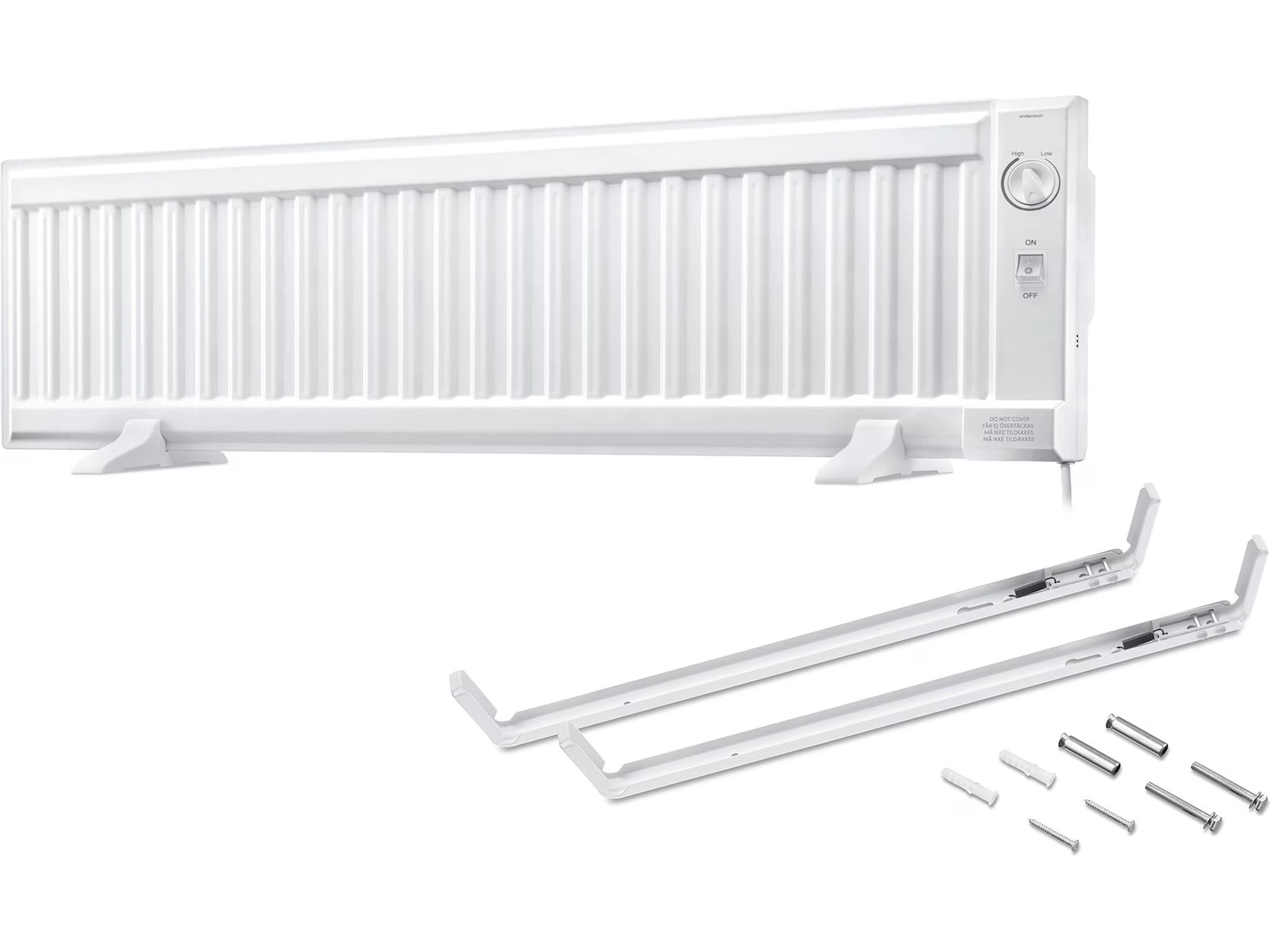 Andersson WLH 2.6 Oljeovn 600W med trinnløs termostat Panelovner