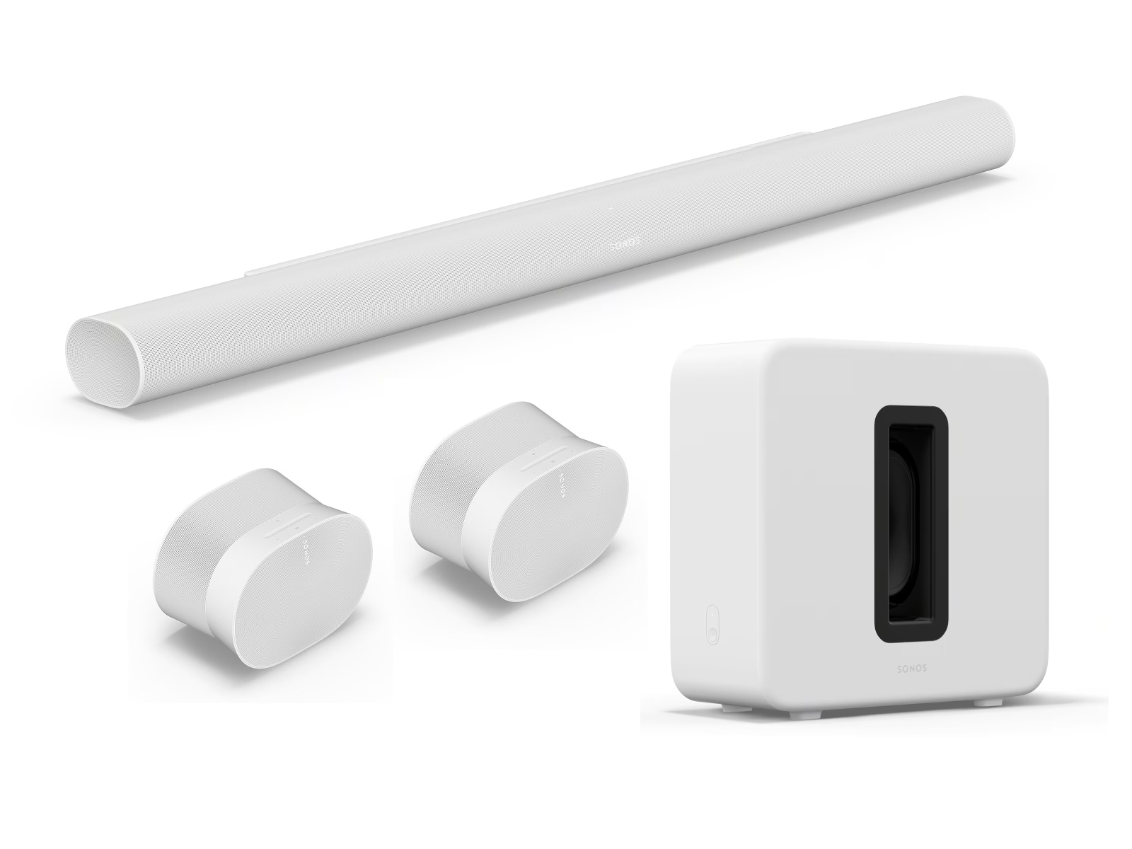 Sonos Arc Ultra (hvit) Lydplanker