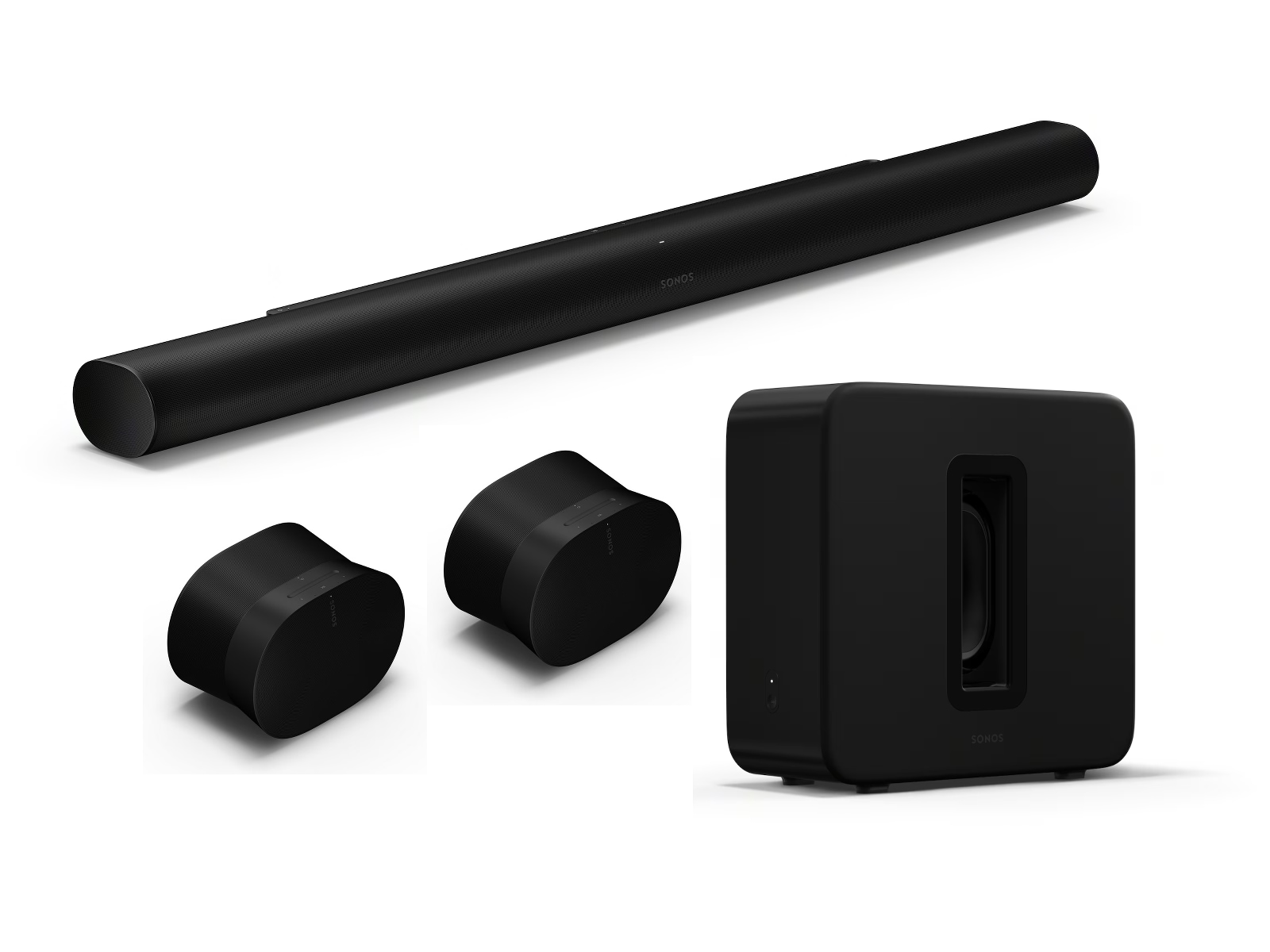 Sonos Arc Ultra (sort)  Lydplanker