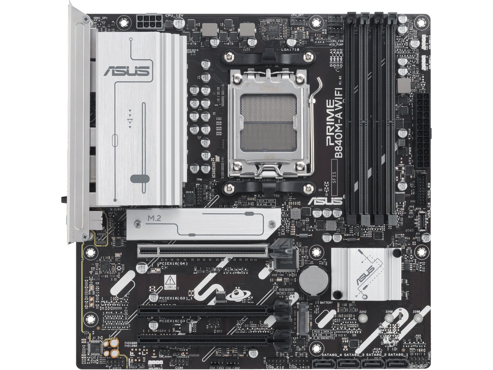 ASUS PRIME B840M-A WIFI Hovedkort AMD Socket