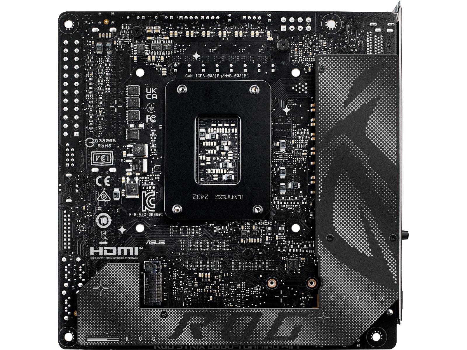 ASUS ROG STRIX B860-I GAMING WIFI Hovedkort Intel Socket