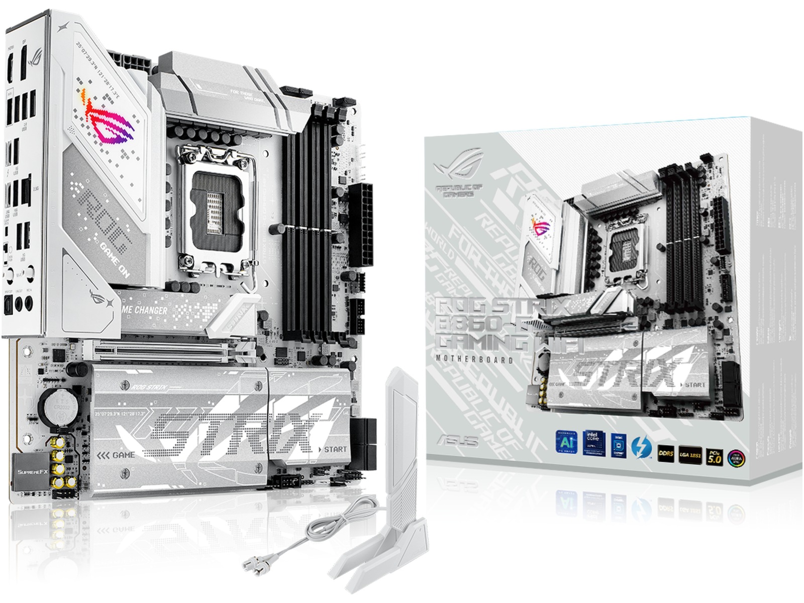 ASUS ROG STRIX B860-G GAMING WIFI Hovedkort Intel Socket