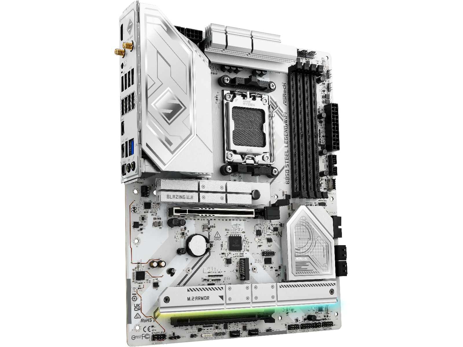 ASRock B850 Steel Legend WiFi Hovedkort AMD Socket