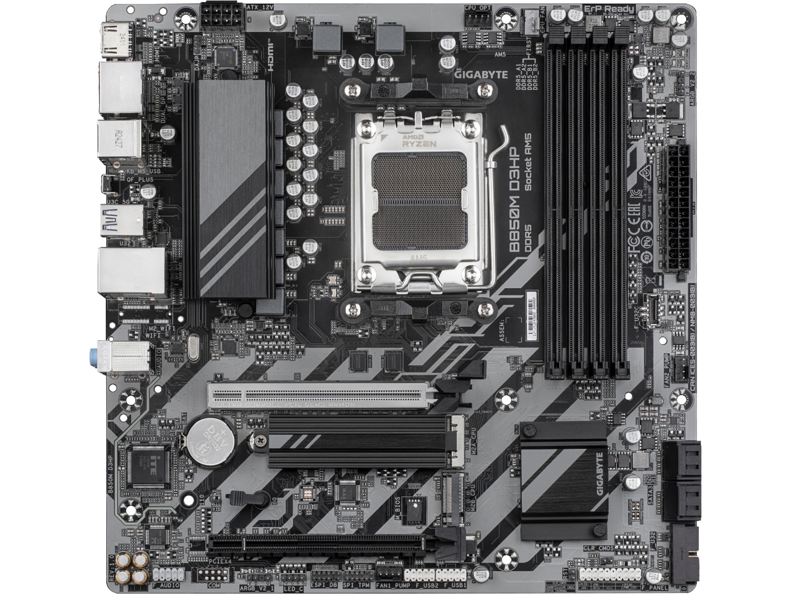 Gigabyte B850M D3HP Hovedkort AMD Socket