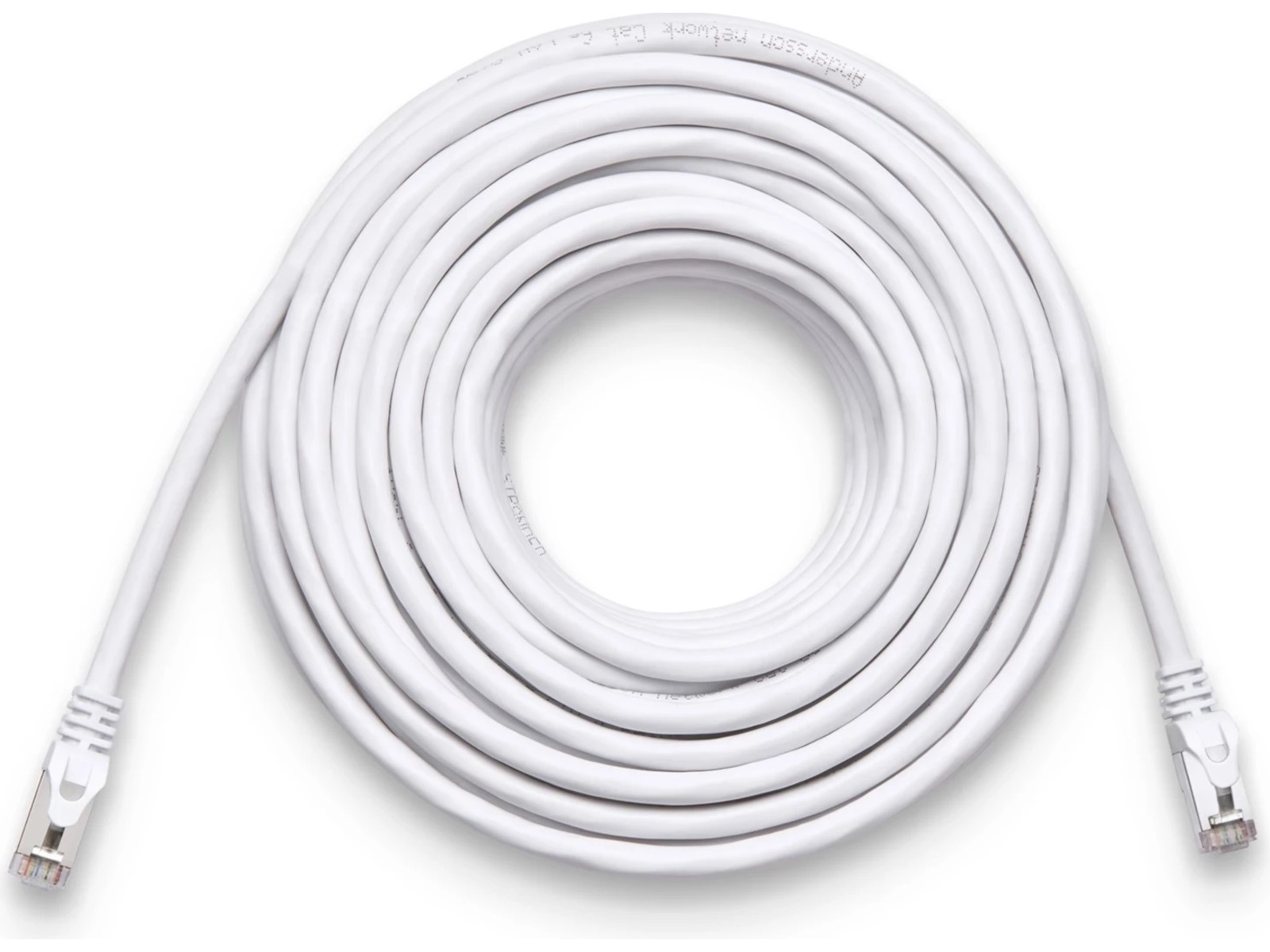 Andersson Nettverkskabel Cat6a 5m (hvit) Nettverkskabler