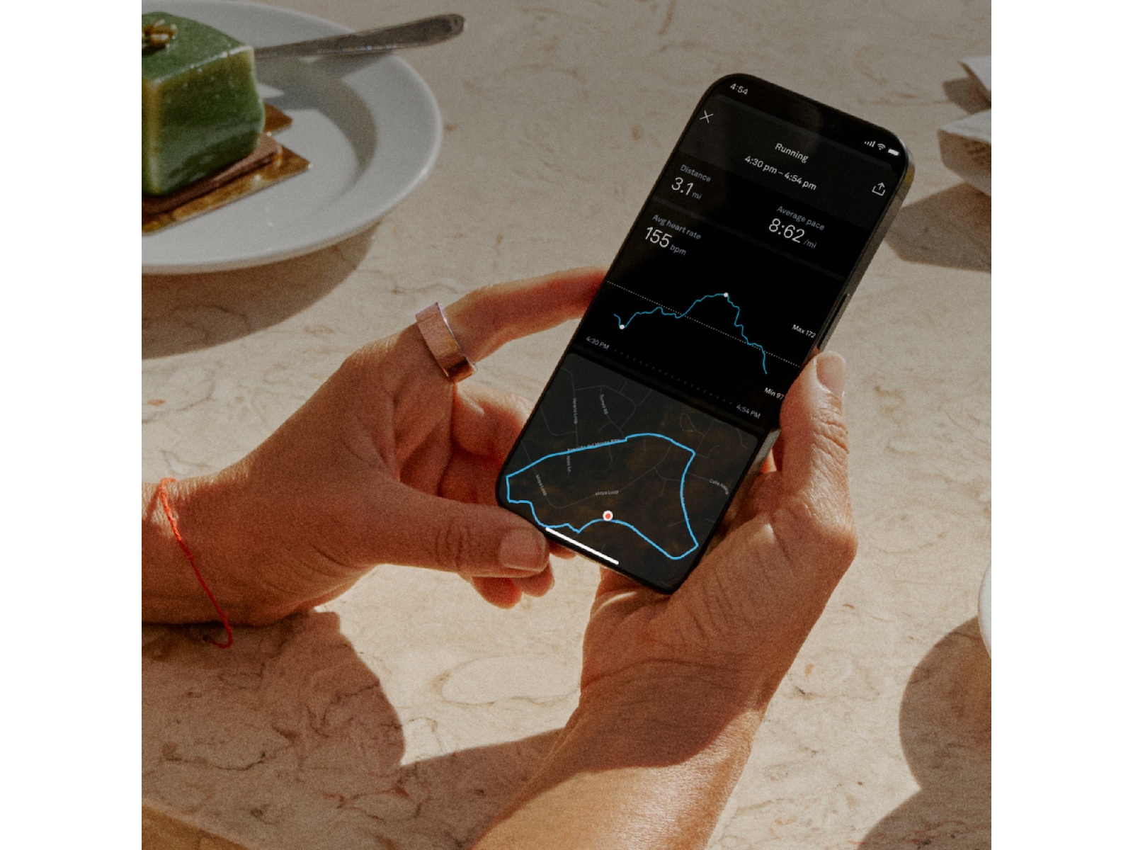 Oura Ring 4 Smart Ring str. 6 (rosegull) Smart ring
