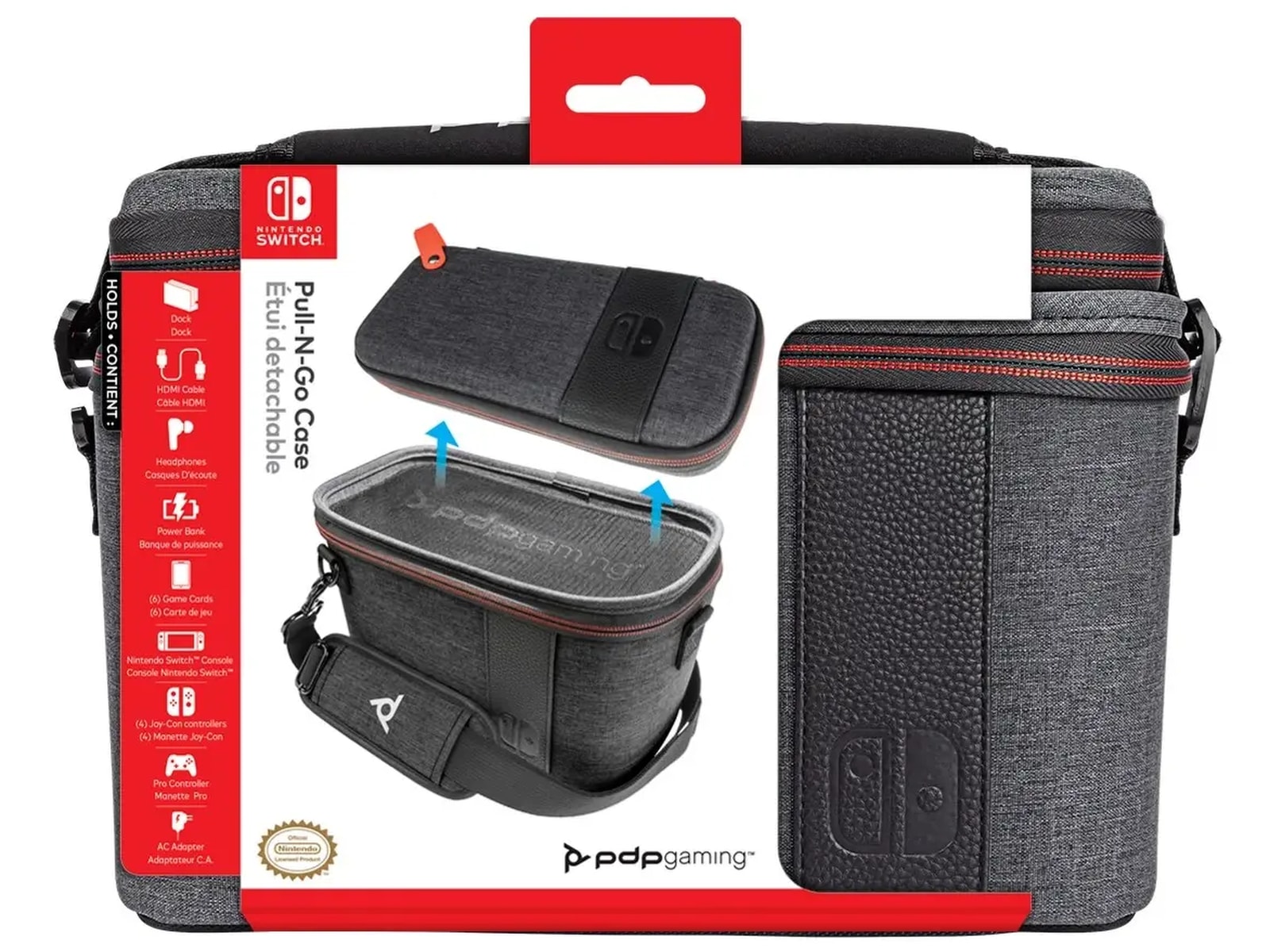 PDP Pull-N-Go Case Elite Switch Tilbehør
