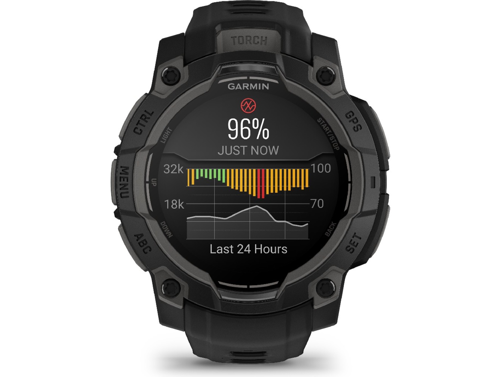 Garmin Instinct 3 AMOLED 45mm (sort) Smartklokker