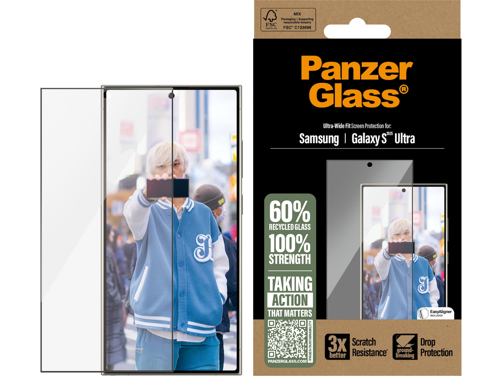 PanzerGlass Galaxy S25 Ultra Skjermbeskytter Skjermbeskyttelse