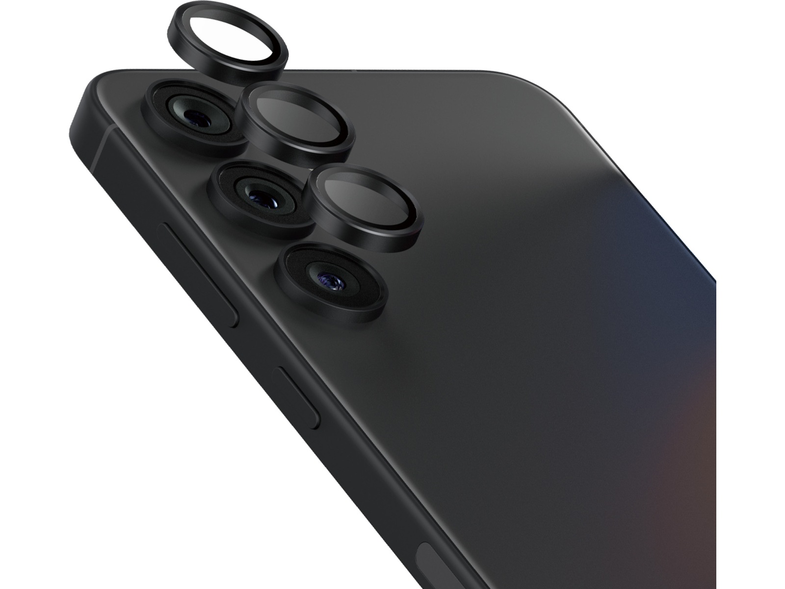 PanzerGlass Galaxy S25 Hoops Ceramic Linsebeskytter (sort) Skjermbeskyttelse