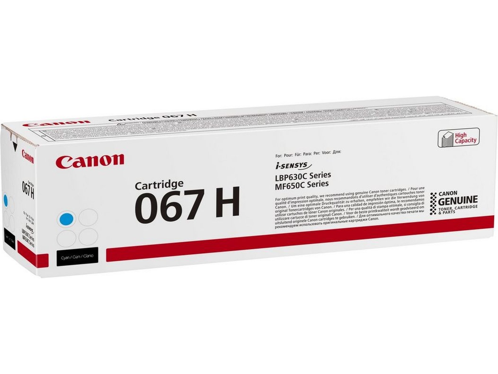 Canon Toner 067 H Cyan Lasertoner