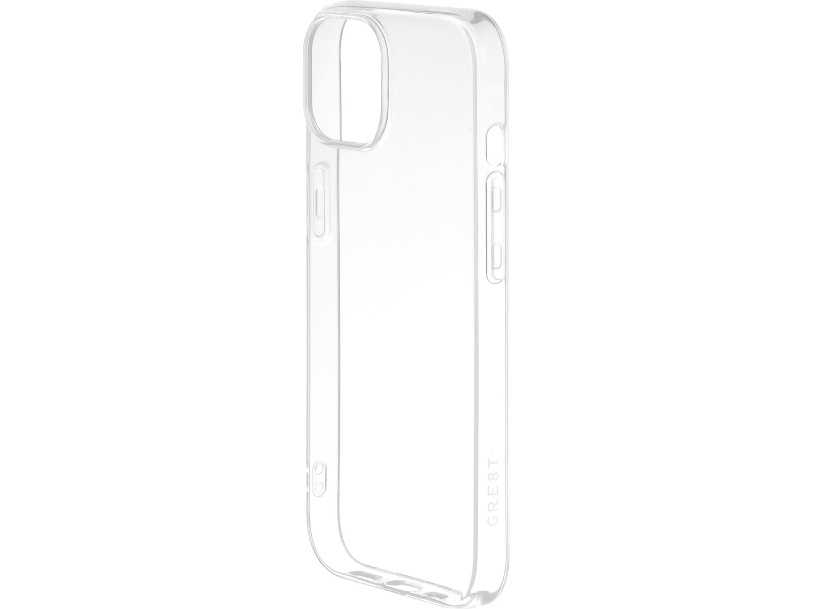 GRE8T iPhone 15 silikondeksel (gjennomsiktig) Deksel til mobiltelefon