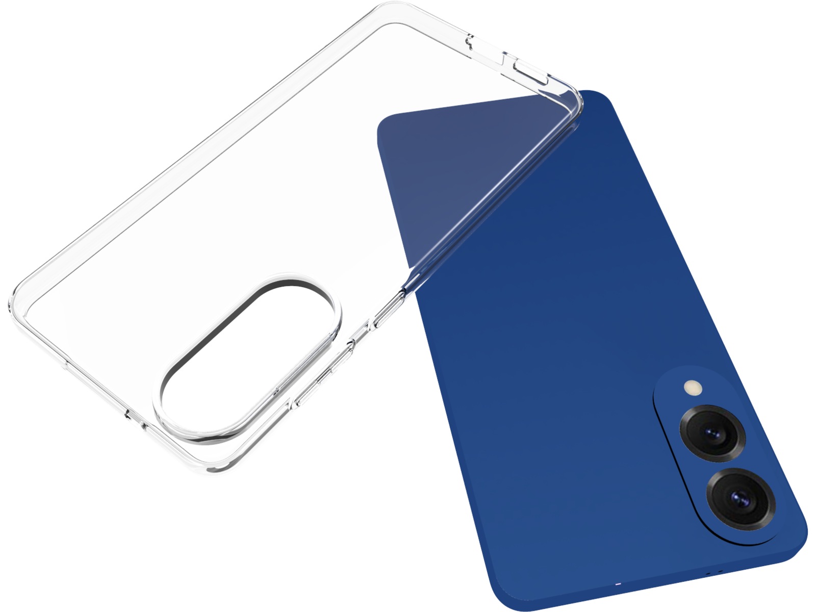 iiglo Galaxy S25 Edge Clear Case (gjennomsiktig) Deksel til mobiltelefon