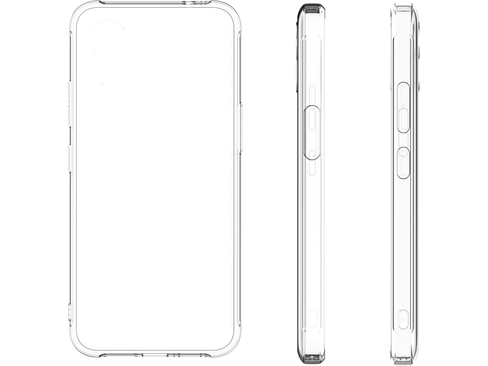 iiglo Galaxy Xcover 7 Pro Clear Case (gjennomsiktig) Deksel til mobiltelefon