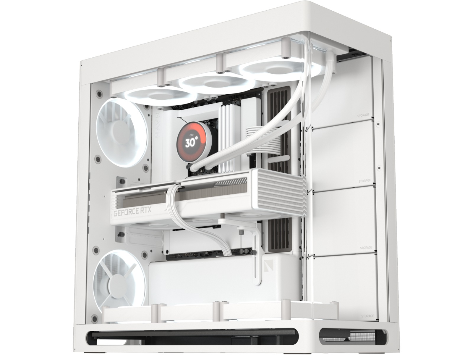 HAVN HS 420 Mid Tower (hvit) Midi tower