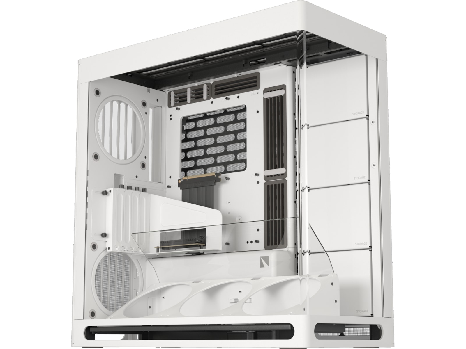 HAVN HS 420 VGPU Mid Tower (hvit) Midi tower