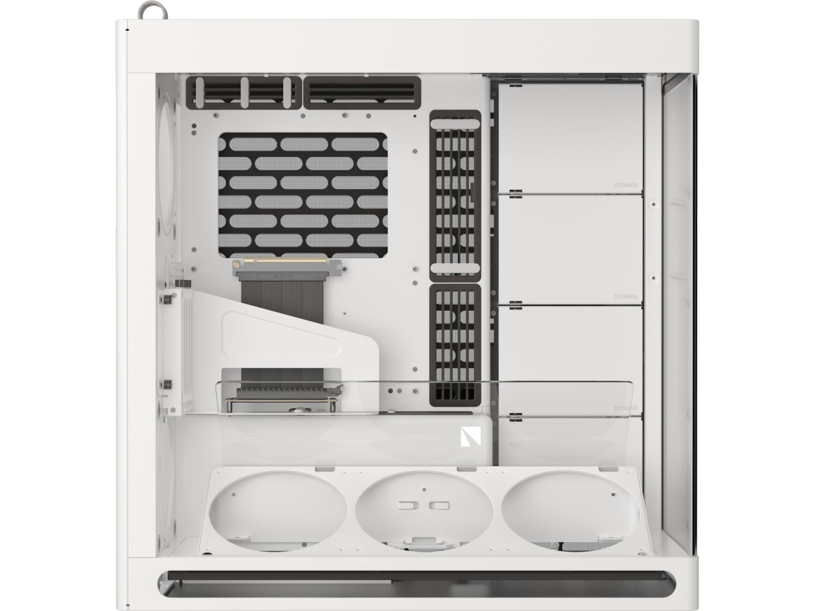 HAVN HS 420 VGPU Mid Tower (hvit) Midi tower