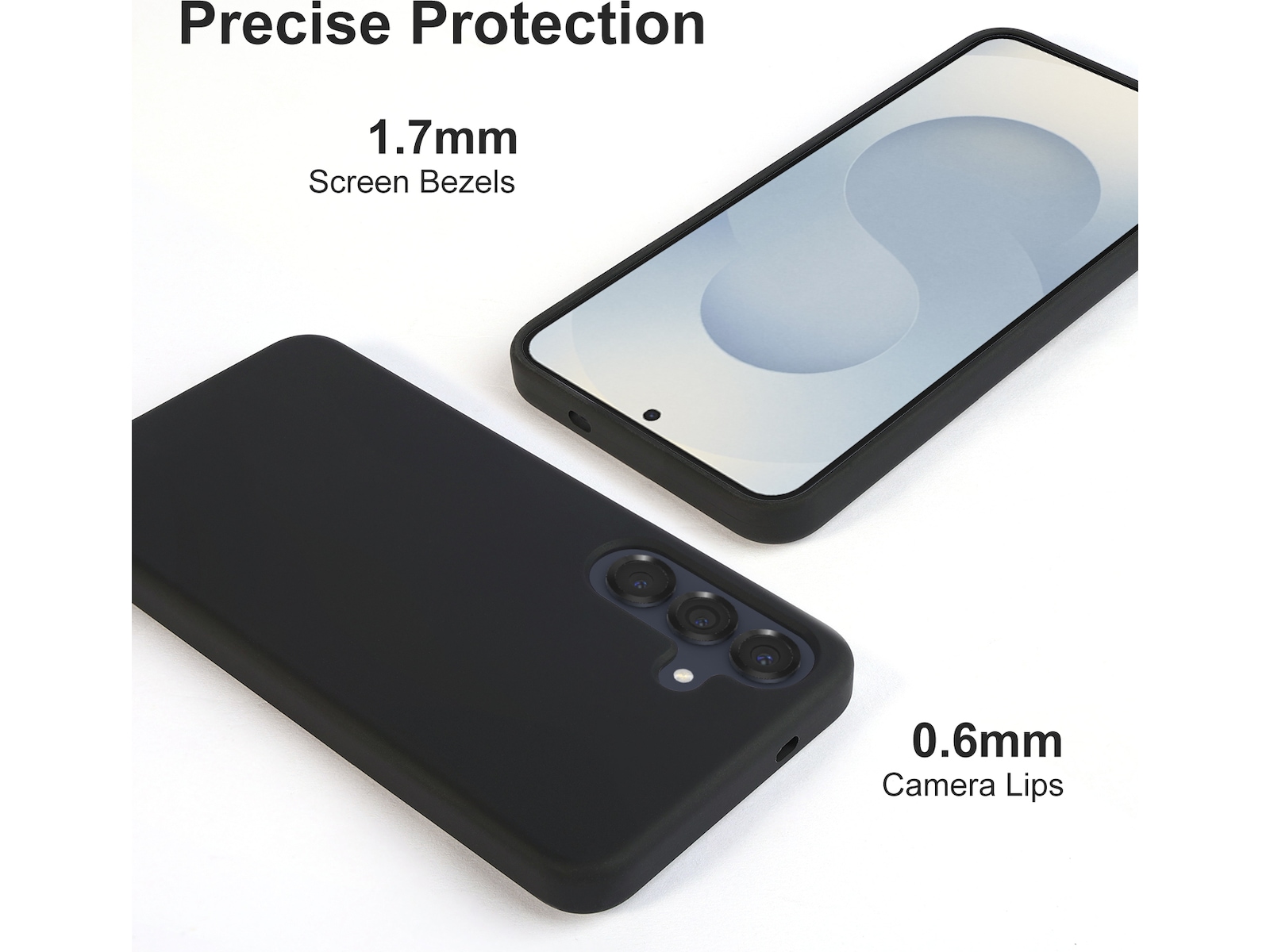 iiglo Galaxy S25+ Magnetic deksel (sort) Deksel til mobiltelefon