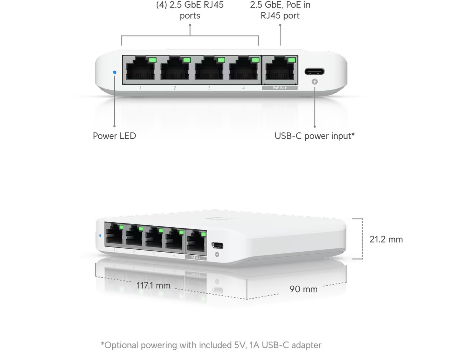 Ubiquiti UniFi Flex Mini 2.5.G switch Switch