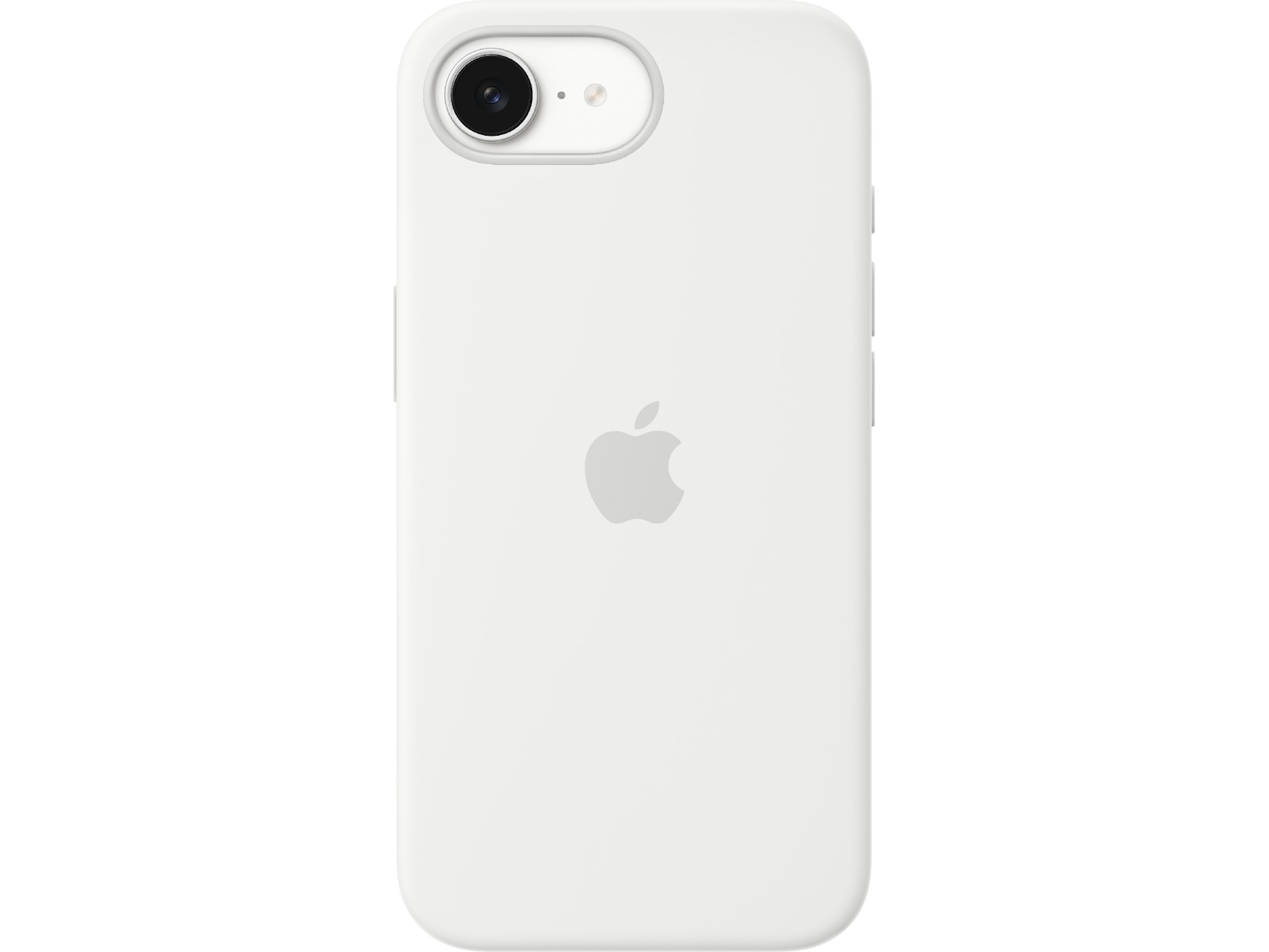 iPhone 16e Silikondeksel (hvit) Deksel til mobiltelefon