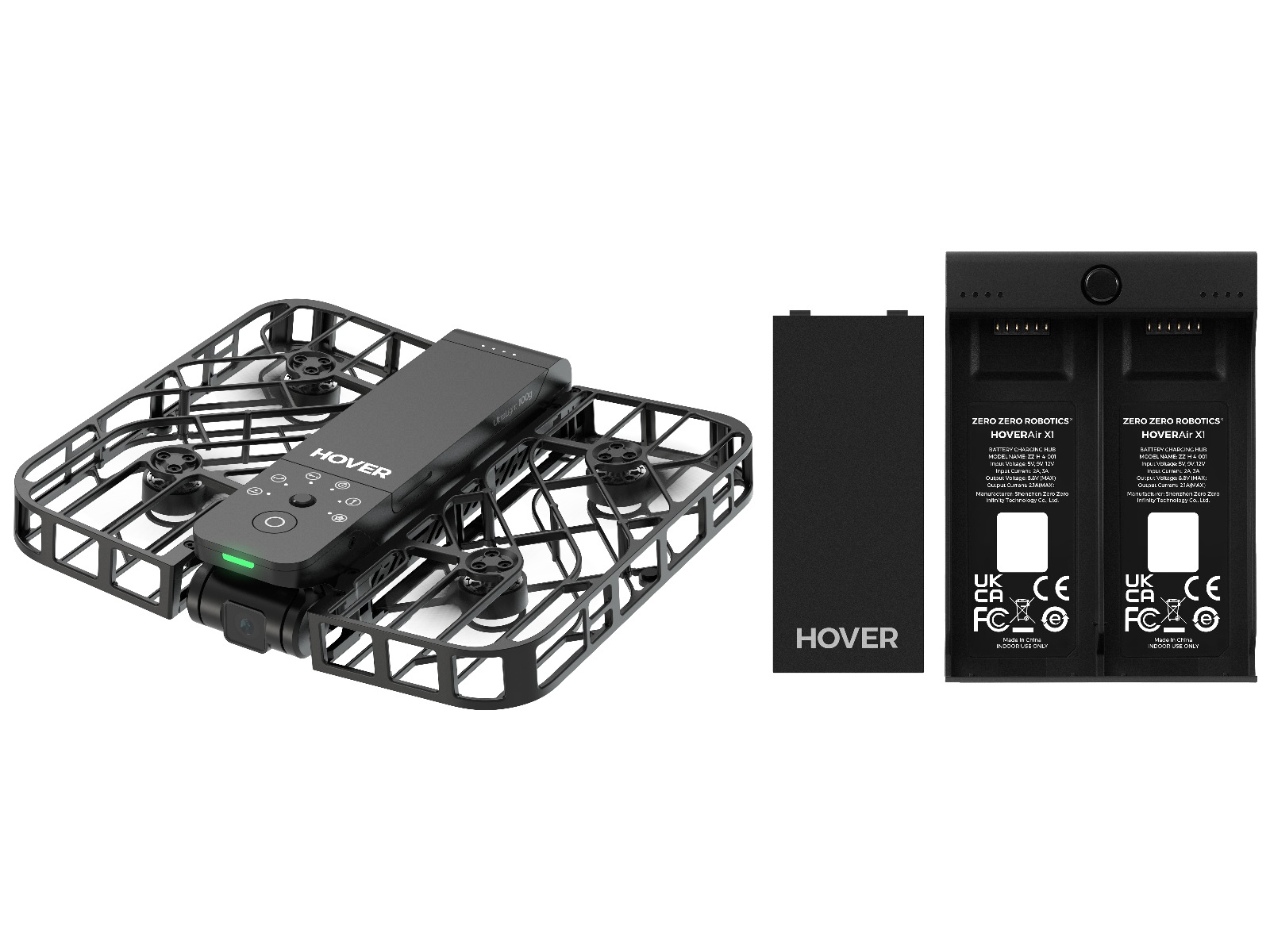 HoverAir X1 Drone Combo (sort) Droner