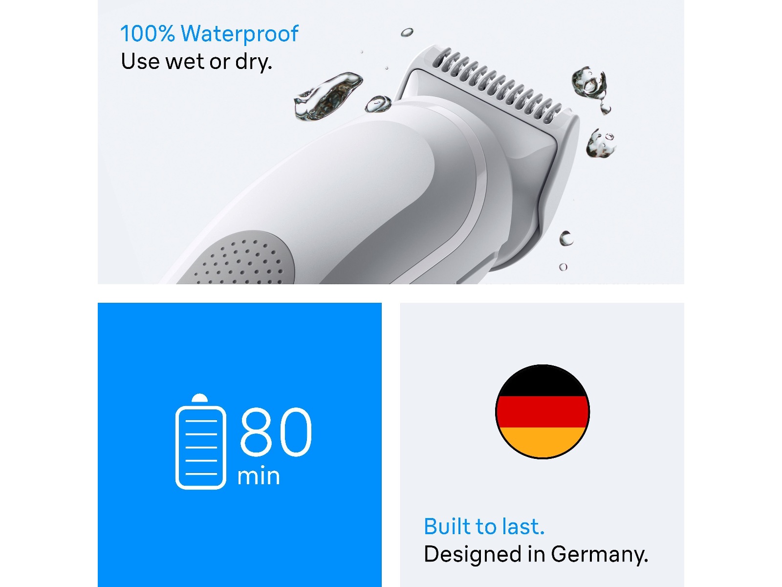 Braun Series 3 Kroppstrimmer (grå) Barbermaskiner