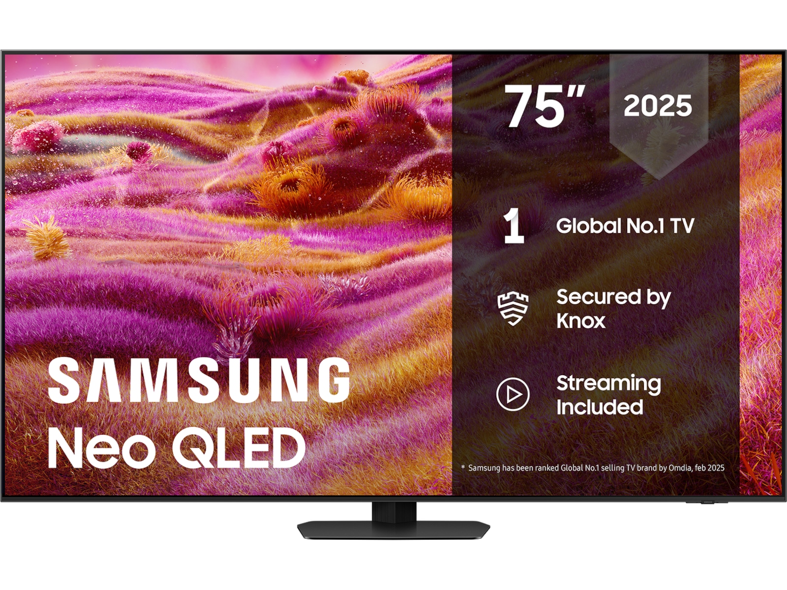 Samsung 75" QN90F Neo QLED 4K Mini LED Smart TV (2025) 70 - 79 tommer TV
