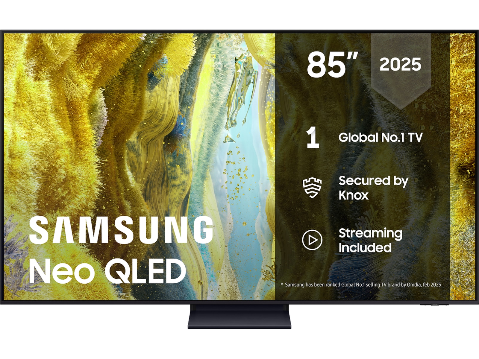 Samsung 85" QN73F Neo QLED 4K Mini LED Smart TV (2025) Over 80 tommer TV