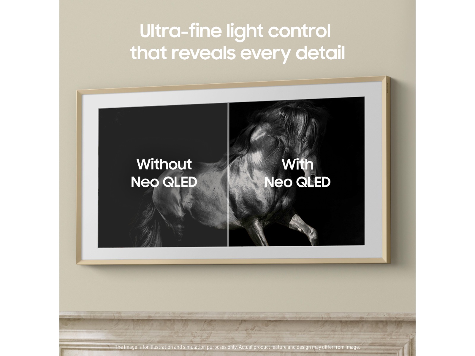 Samsung 85" The Frame Pro LS03FW Neo QLED 4K Smart TV (2025) Over 80 tommer TV