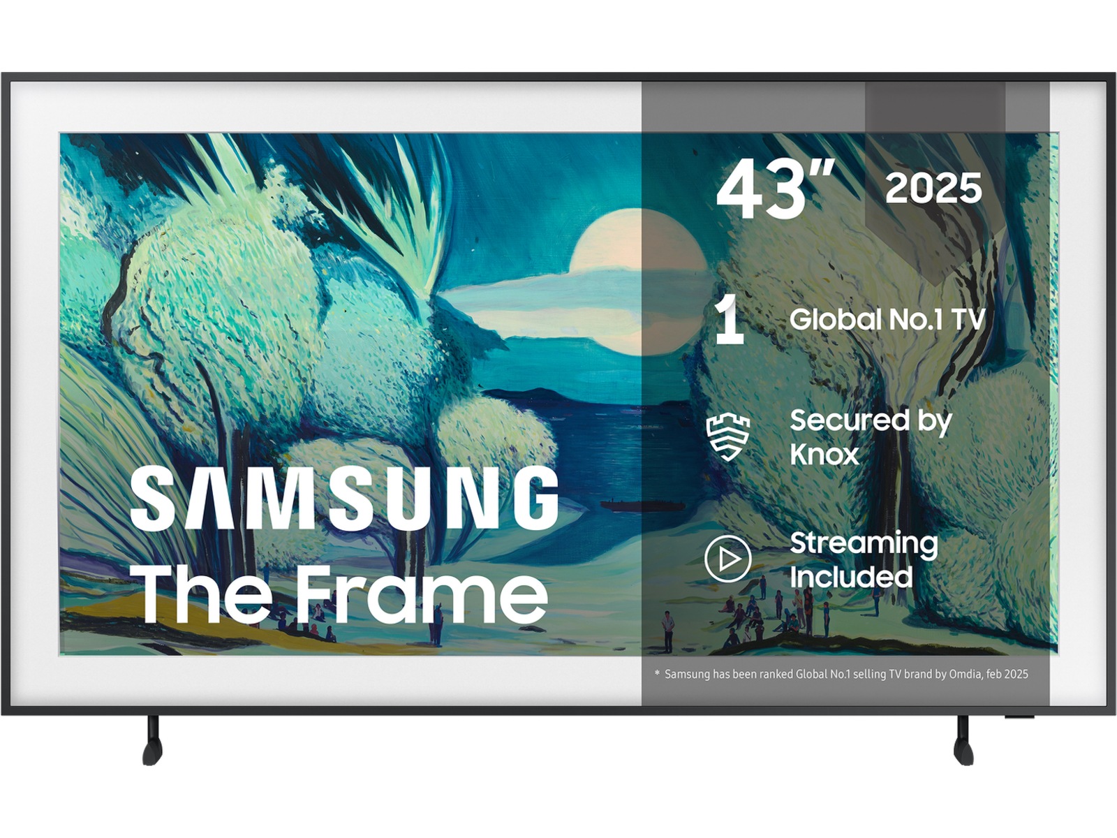 Samsung 43" The Frame LS03FA QLED 4K Smart TV (2025) 20 - 49 tommer TV