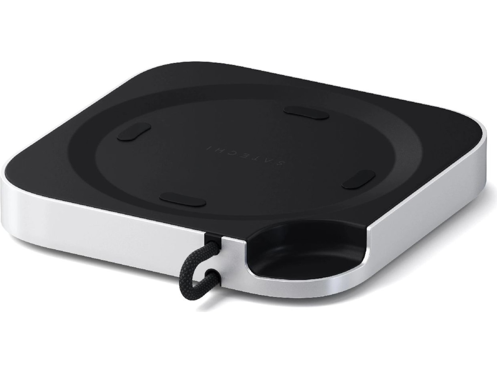 Satechi Mac Mini M4 Stand & Hub (sølv) Docking