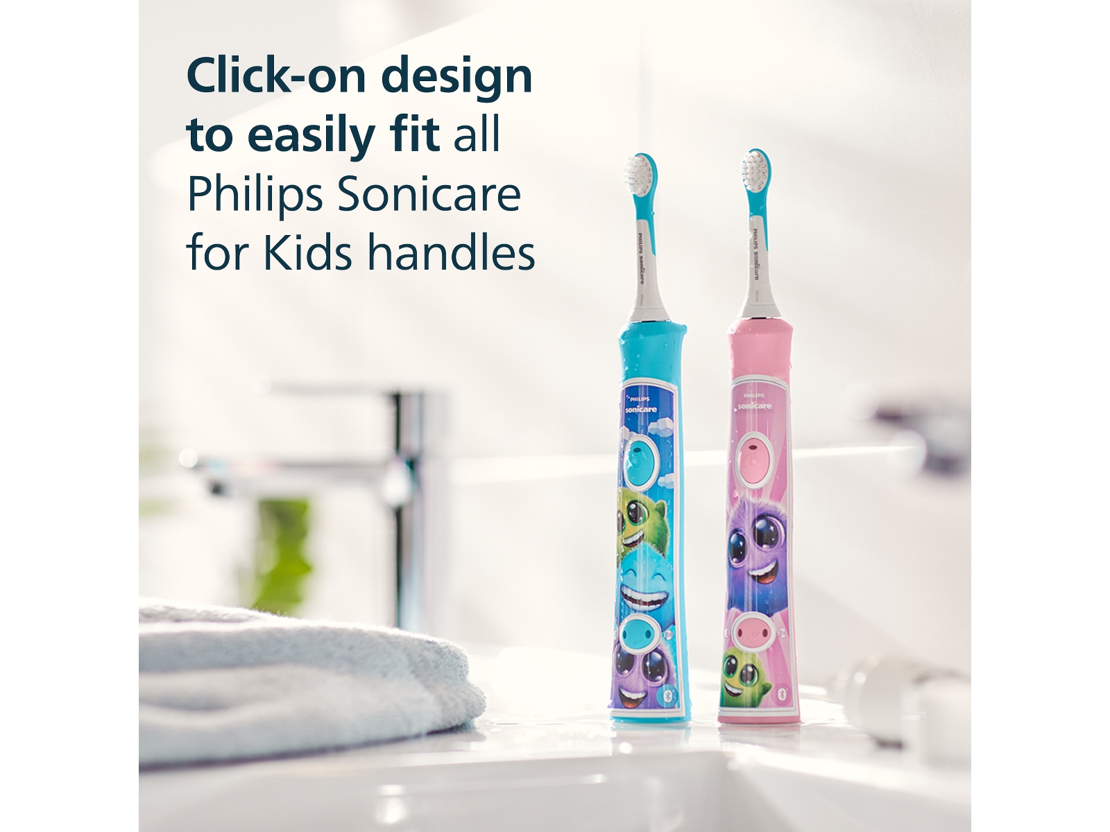 Philips Sonicare For Kids tannbørstehoder (2 pack) Tannbørstehoder