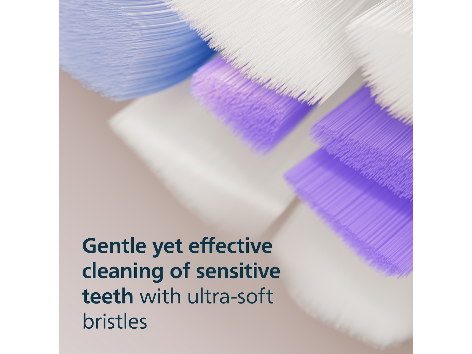 Philips Sonicare S2 Sensitive tannbørstehoder (4 pack, hvit) Tannbørstehoder