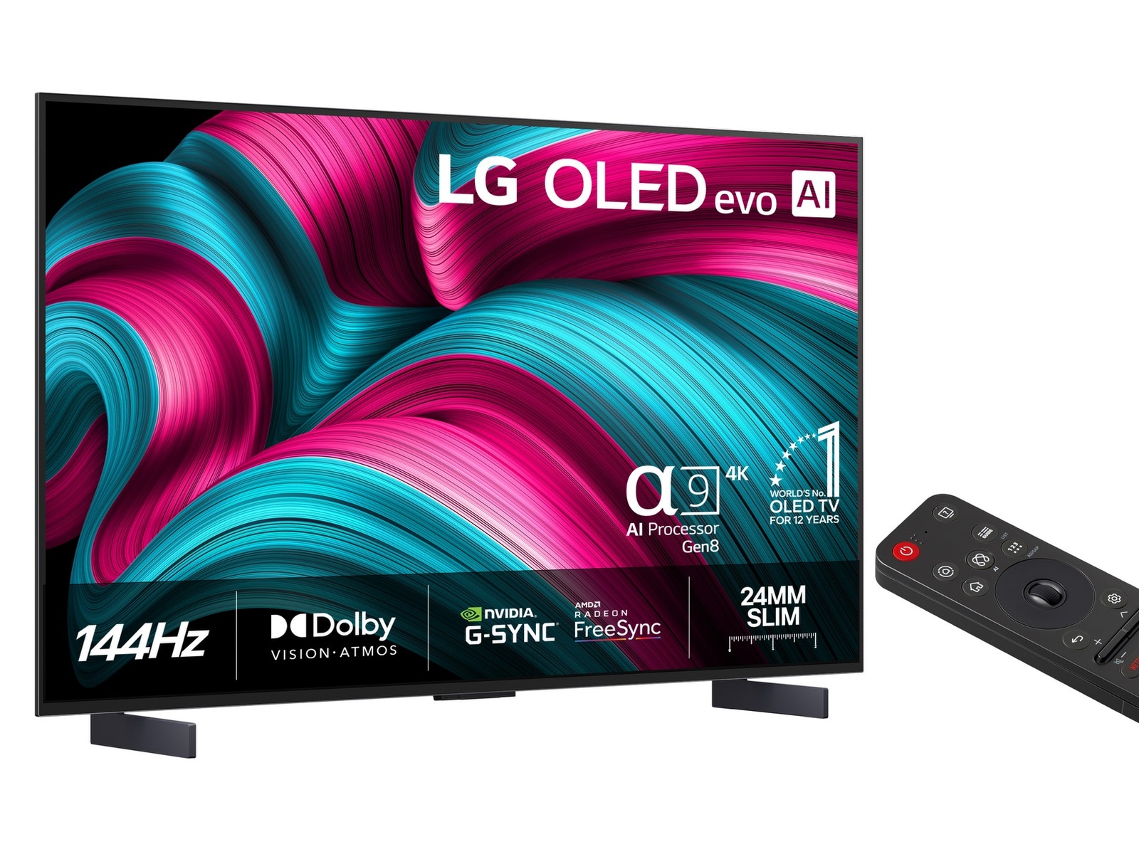 LG 42" C5 AI 4K OLED Smart TV (2025) 20 - 49 tommer TV